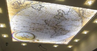 Натяжной потолок с фотопечатью Североуральск, цена от 6373 руб.